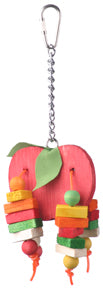 Small Apple Bird Toy