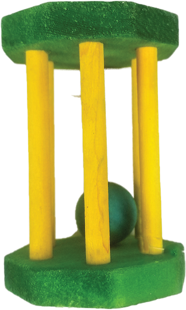 Wooden Barrel Chew Toy