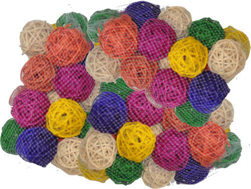 100 Pack of 3" Colored Vine Balls