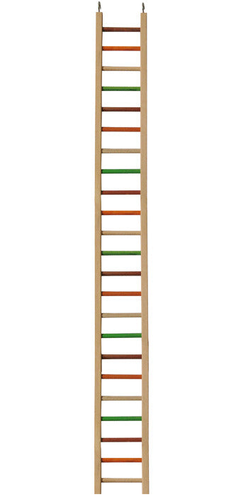 Medium Wooden Hanging Ladder, 50" x 5.25" - 1/2" Diameter