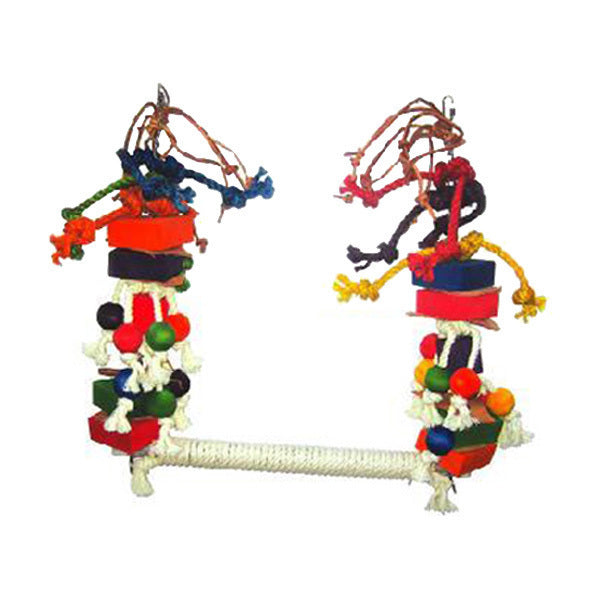 Medium Rope Swing with Blocks & Leather