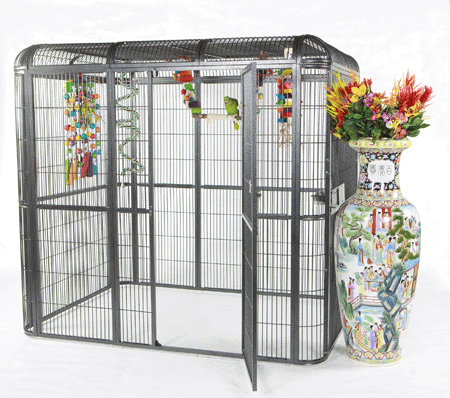110"x62" Walk In Aviary