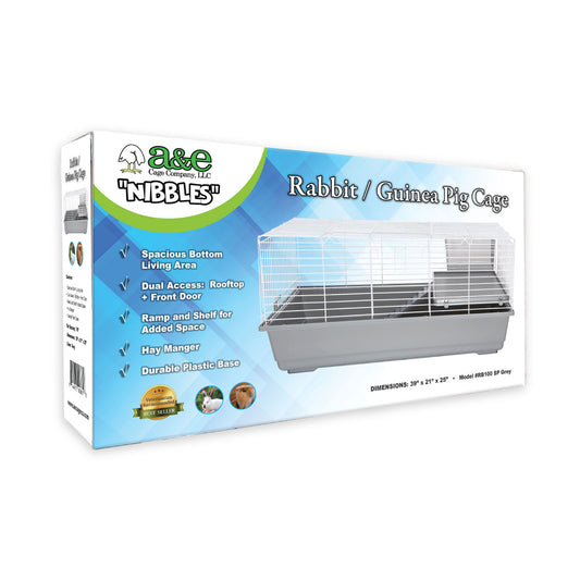 40" Rabbit Cage with Ramp & Platform (Retail Box)