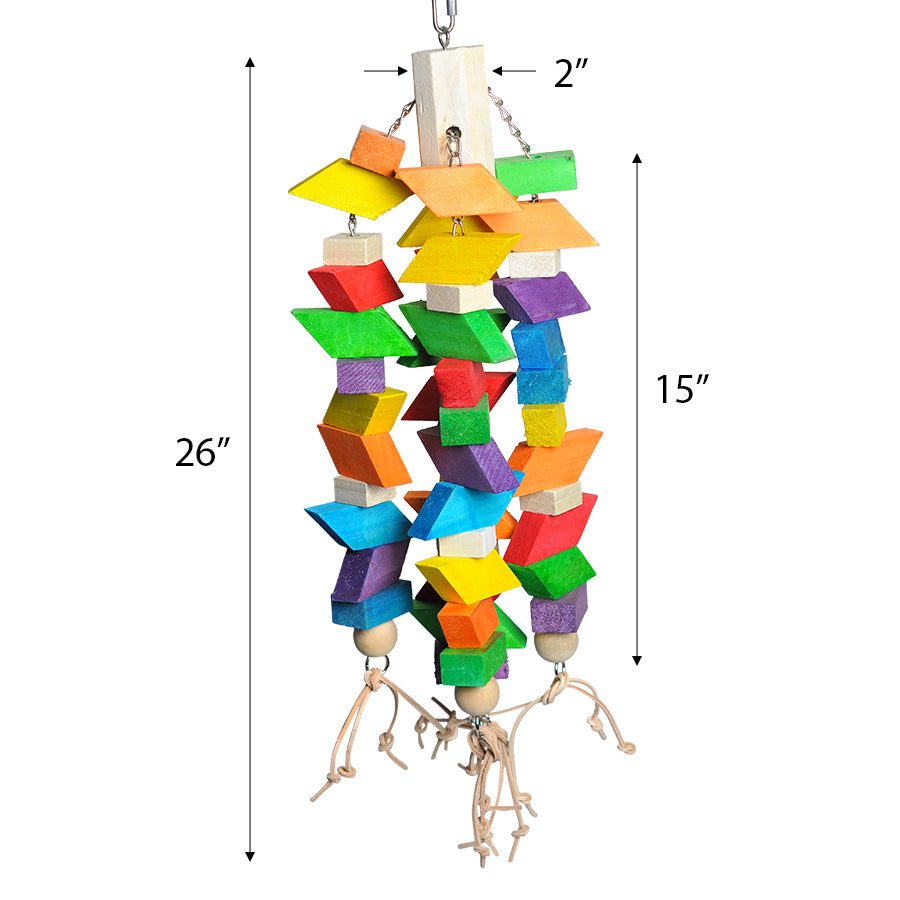 X-Large Trapezoid Bird Toy