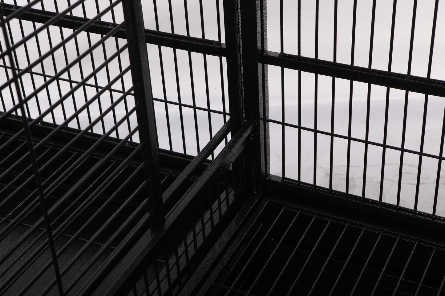 80"x40" Double Macaw Cage with Divider (3 box set)
