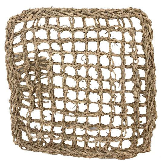 7"x7" Square Woven Natural Vine Mat