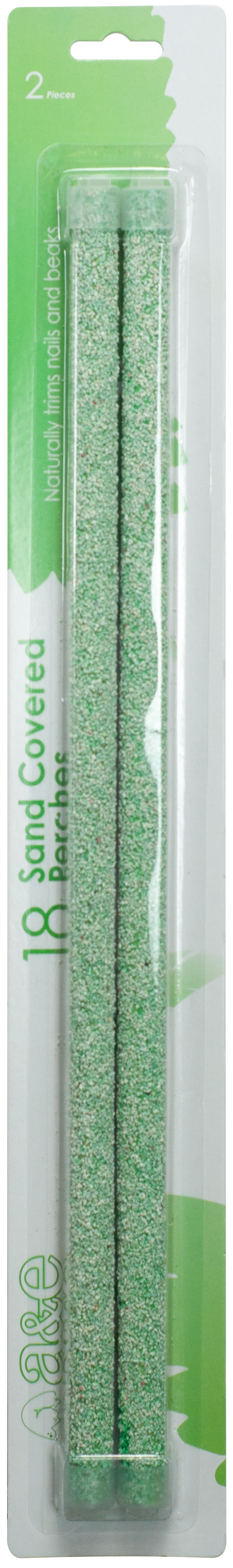 18" SAND Coated wooden replacement perch (2 pack)