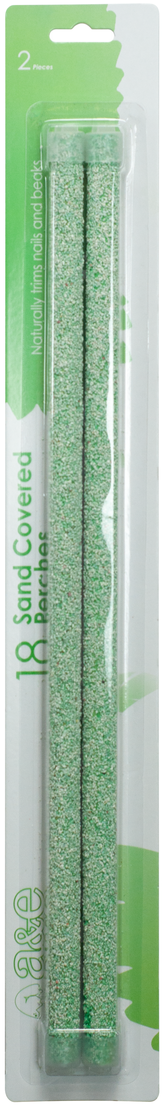 18" SAND Coated wooden replacement perch (2 pack)