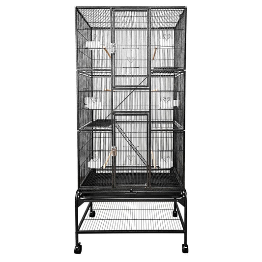 32"x18" Multi Level Flight Cage with Ladders