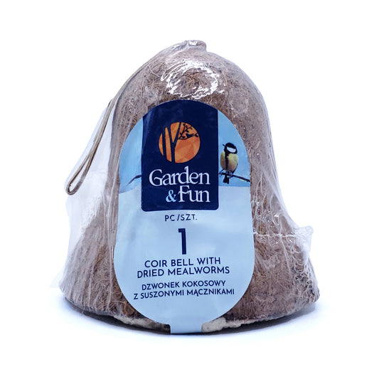 Garden & Fun Coconut Fiber Suet Bell, 250g