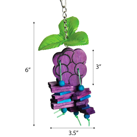 Small Grapes Bird Toy