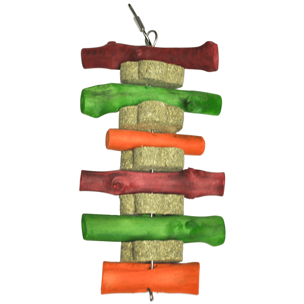 Colored Circle Hay Chew Stackers