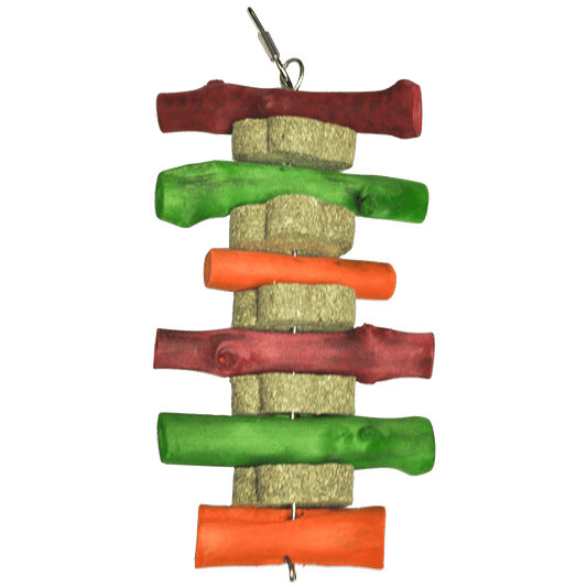 Colored Circle Hay Chew Stackers