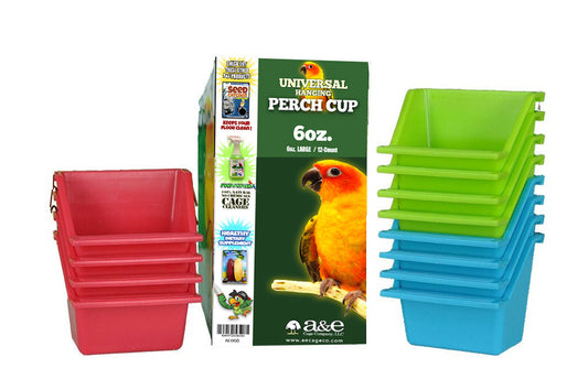 6oz Universal Food/Water Cups (12 count display box)