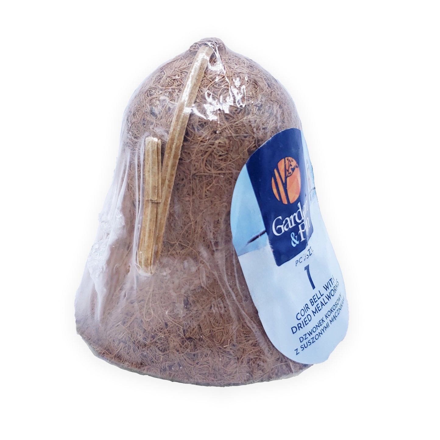 Garden & Fun Coconut Fiber Suet Bell, 250g