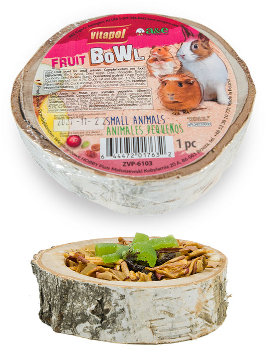 Wooden Treat Bowl - FRUIT