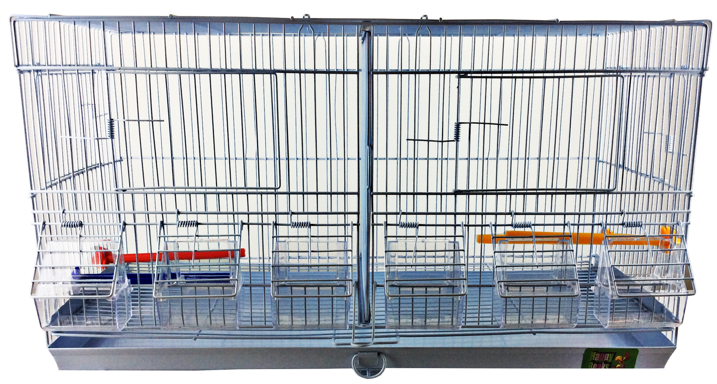 Stackable Breeder Bird Cage 24"x11"x14" (1 divider)