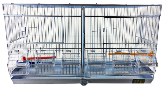 Stackable Breeder Bird Cage 24"x11"x14" (1 divider)