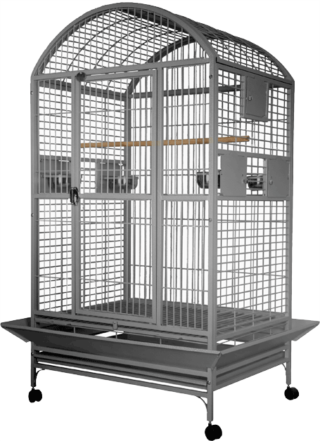 36"x28" Dome Top Cage in Stainless Steel (2 box set)