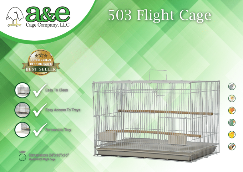 24"x16" Flight Cage in Color Retail Box (single pack)