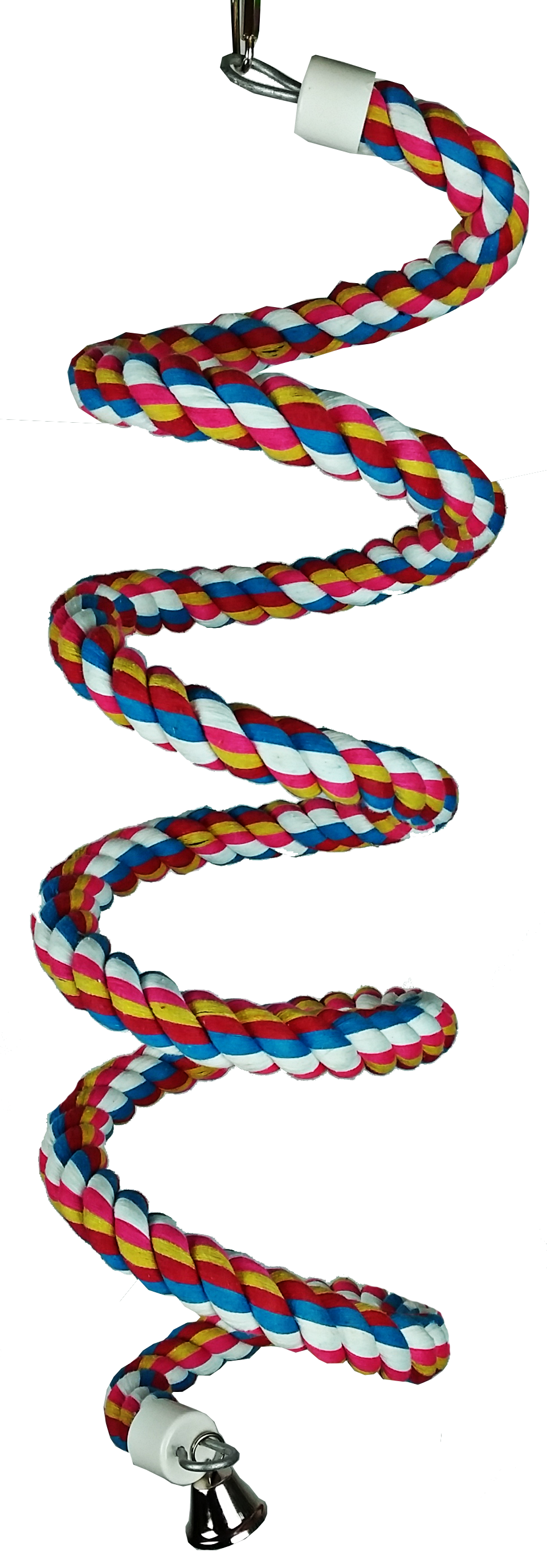 Large Rainbow Cotton Rope Boing with Bell