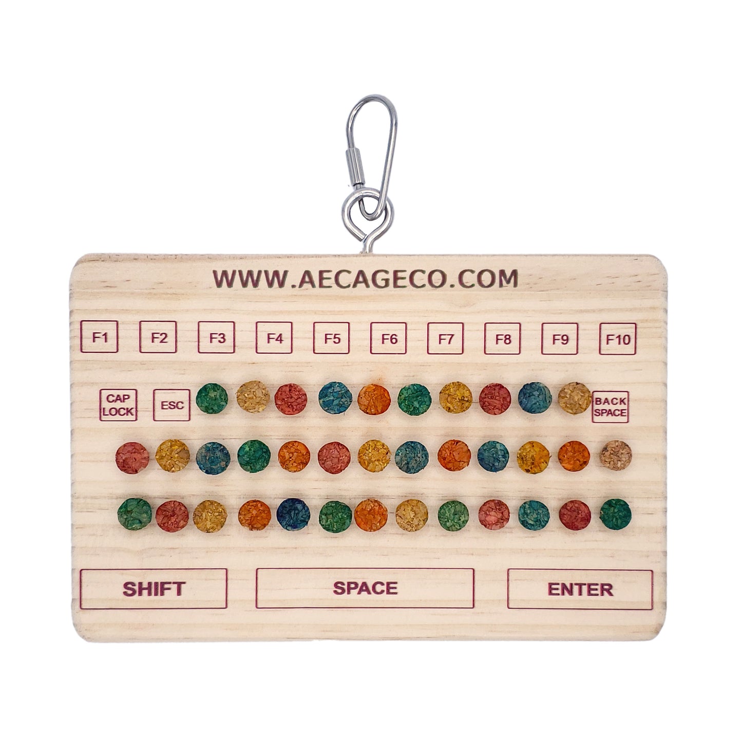 Wood and Cork Keyboard