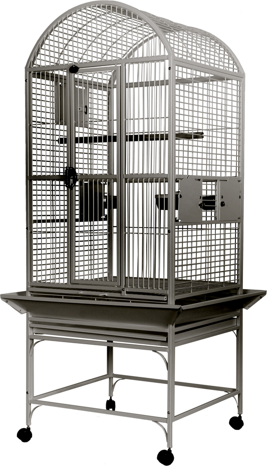 24"x22" Dome Top Cage with 5/8" Bar Spacing in Stainless Steel (2 box set)