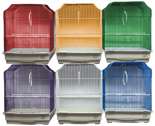 Assorted 12" x 9" Ornate Bird Cage - Case of 6