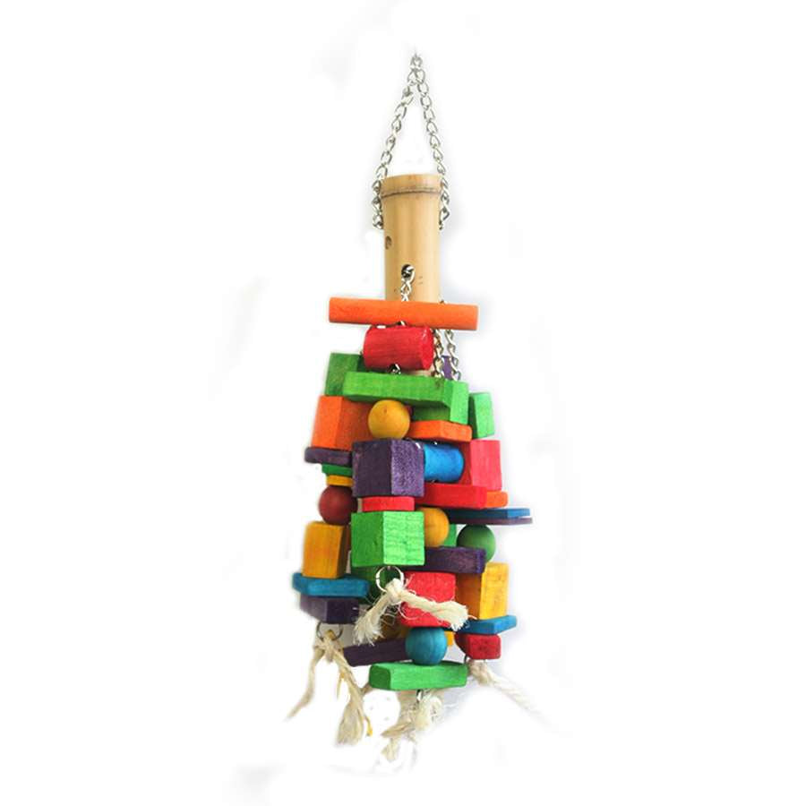 Wooden Blocks & Bamboo Large
