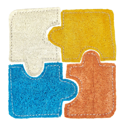 Piece Out Puzzle Loofah Chew