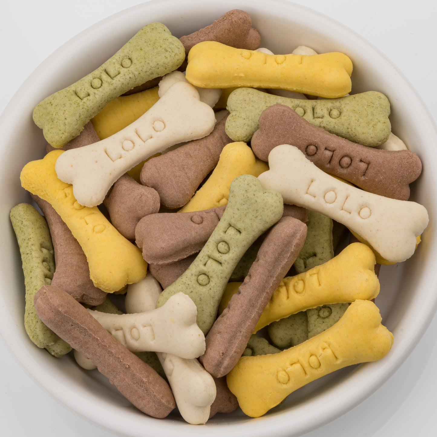 LoLo Bone Shaped Biscuit - Assorted Flavors - MEDIUM (Jar)
