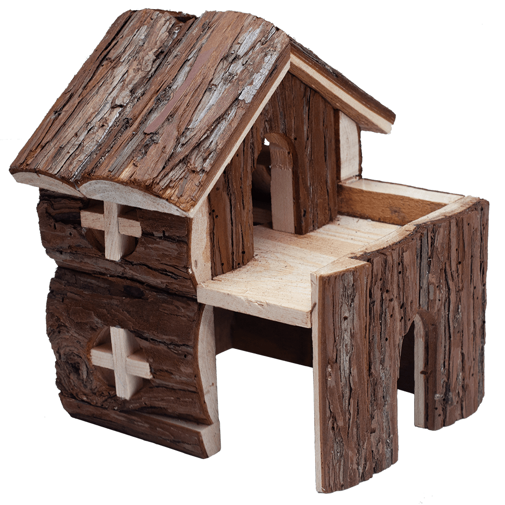 2 Story Deluxe Log Cabin