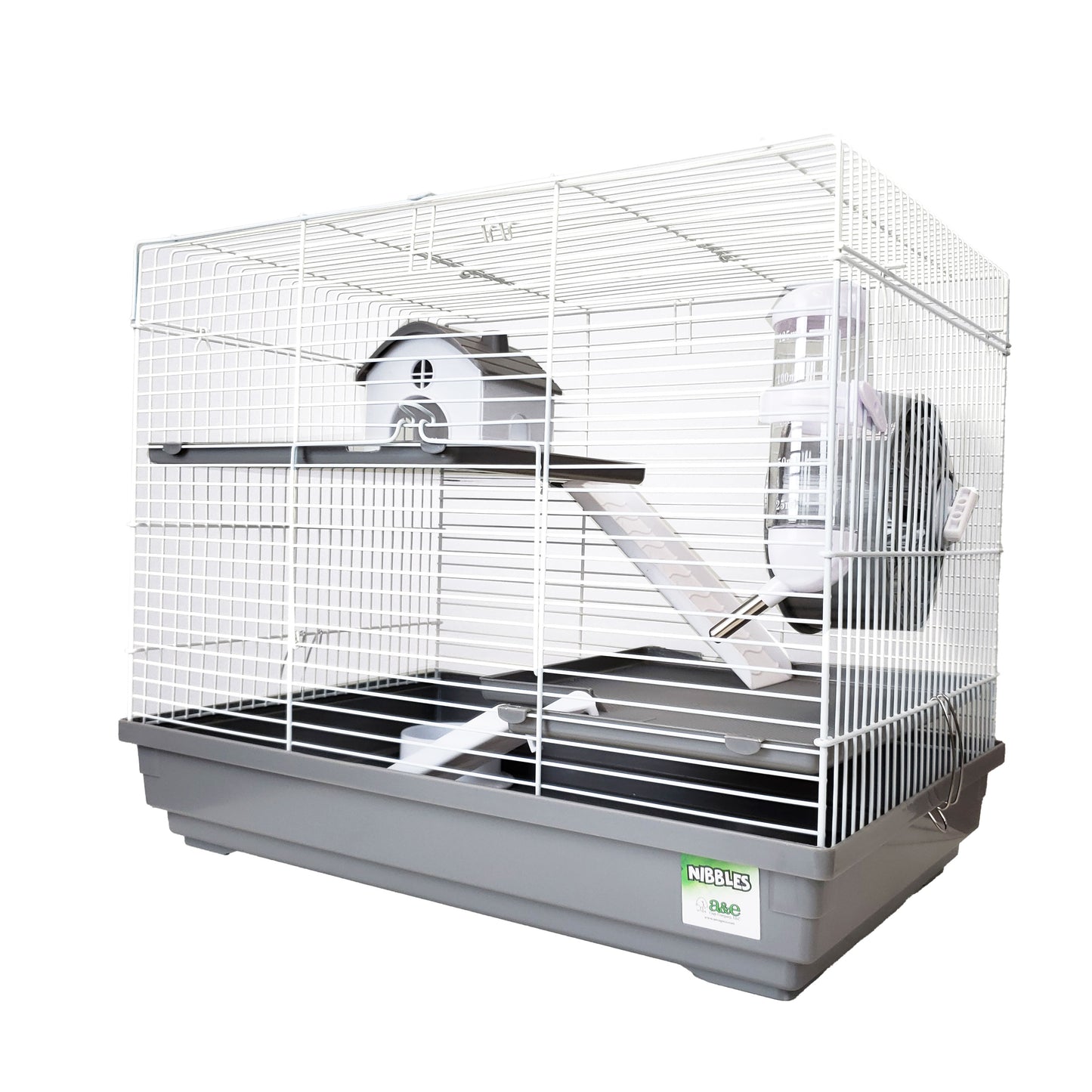 18"x11"x14" - 3 Story Hamster/Gerbil Cage with House and Wheel (Retail Box)