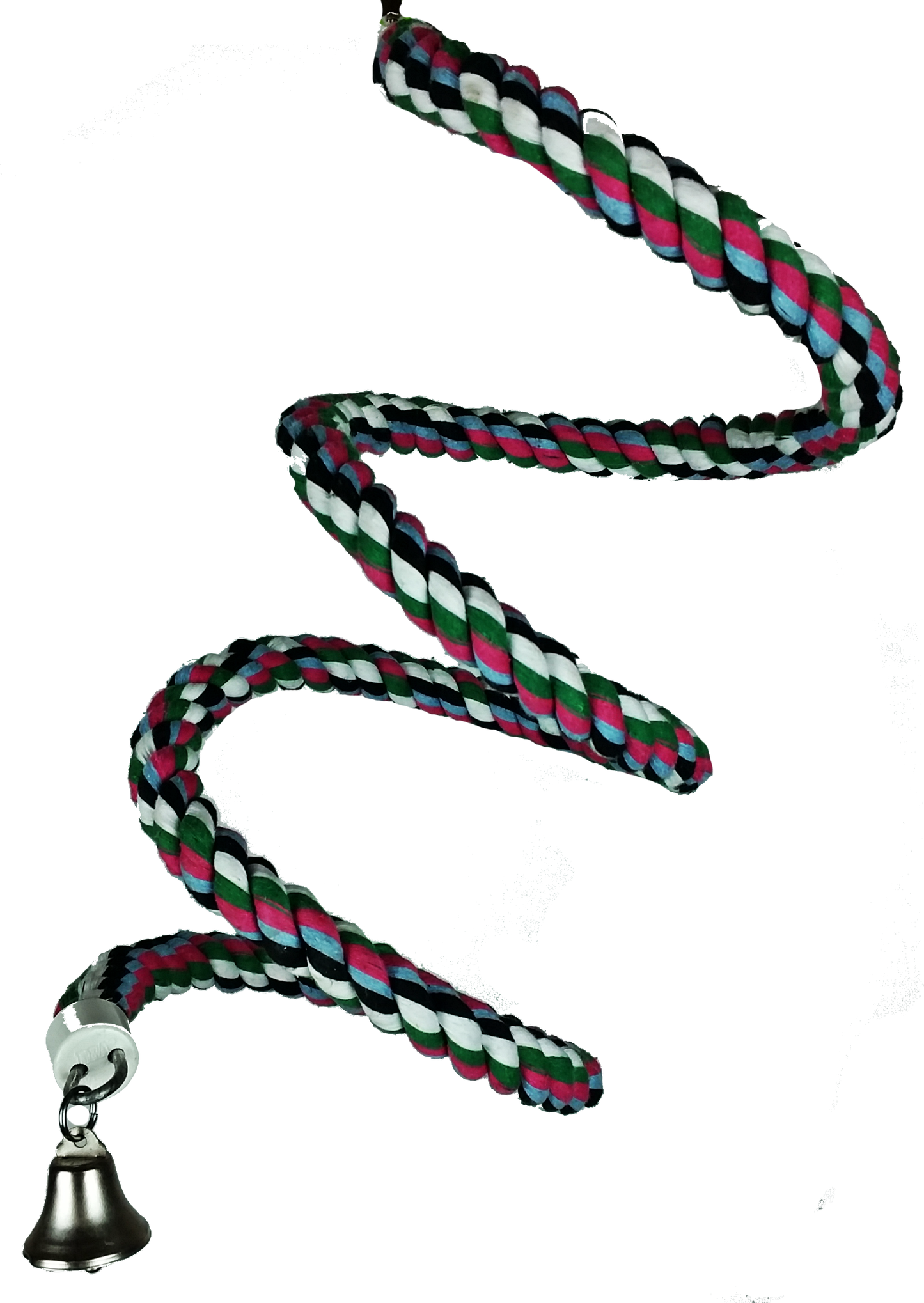 Medium Rainbow Cotton Rope Boing with Bell
