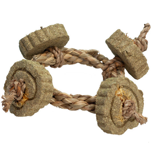 4 Way Circle Rope Hay Chew