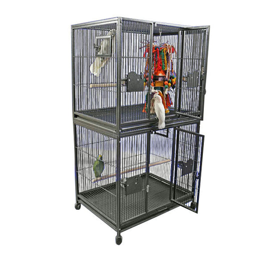 40"X30" Double Stack Breeder Cage (3 box set)