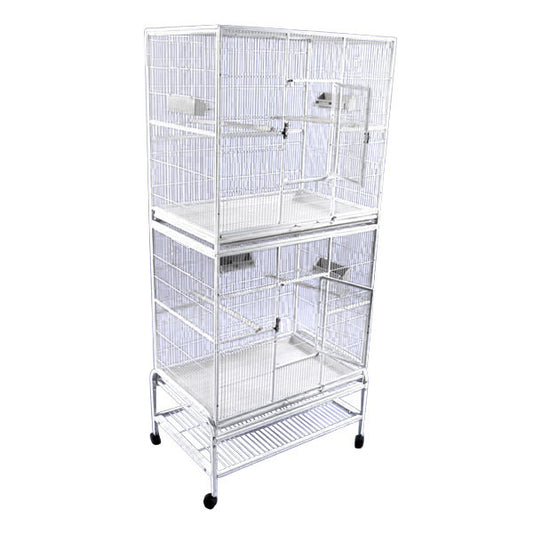 32"x21" Double Stack Flight Cage (2 box set)