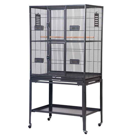 32"x21" Flight Cage with Feeder Doors