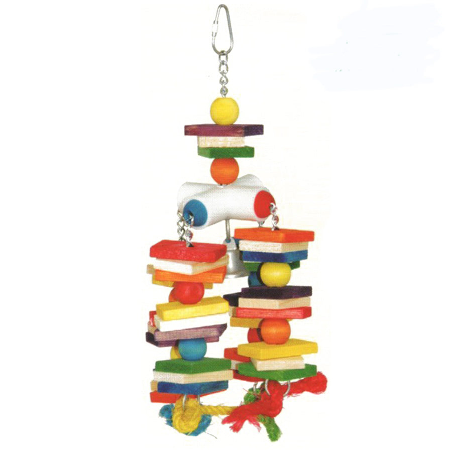 4 Chain & Wooden Blocks