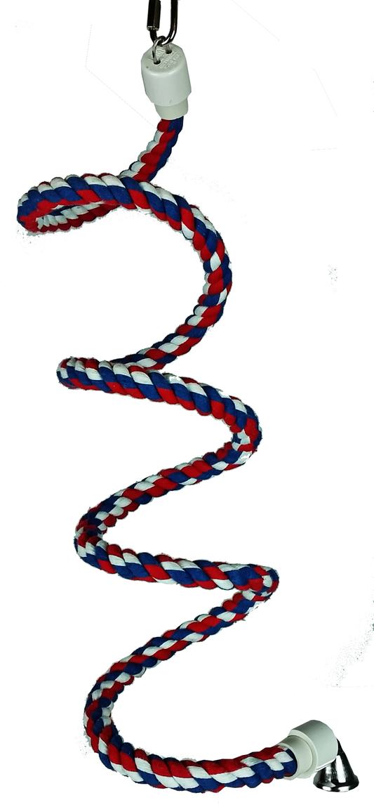 Small Rainbow Cotton Rope Boing with Bell
