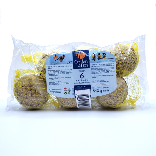 Garden & Fun Suet Balls, 6pk, 540g