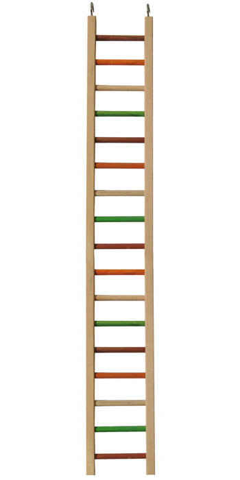 Medium Wooden Hanging Ladder, 38" x 5.25" - 1/2" Diameter