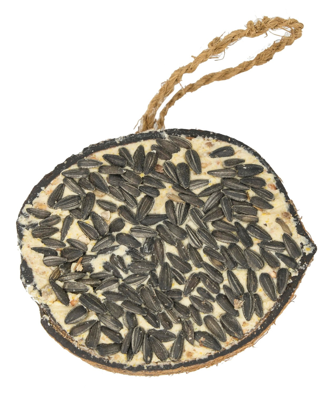 Garden & Fun Half Coconut with Suet and Black Oil Sunflower, 290g