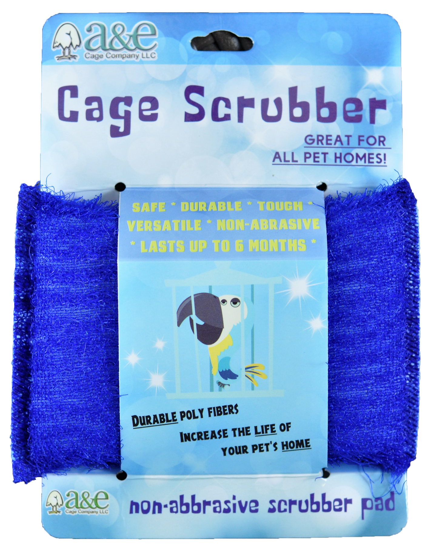 Cage Cleaning Scrub Pad