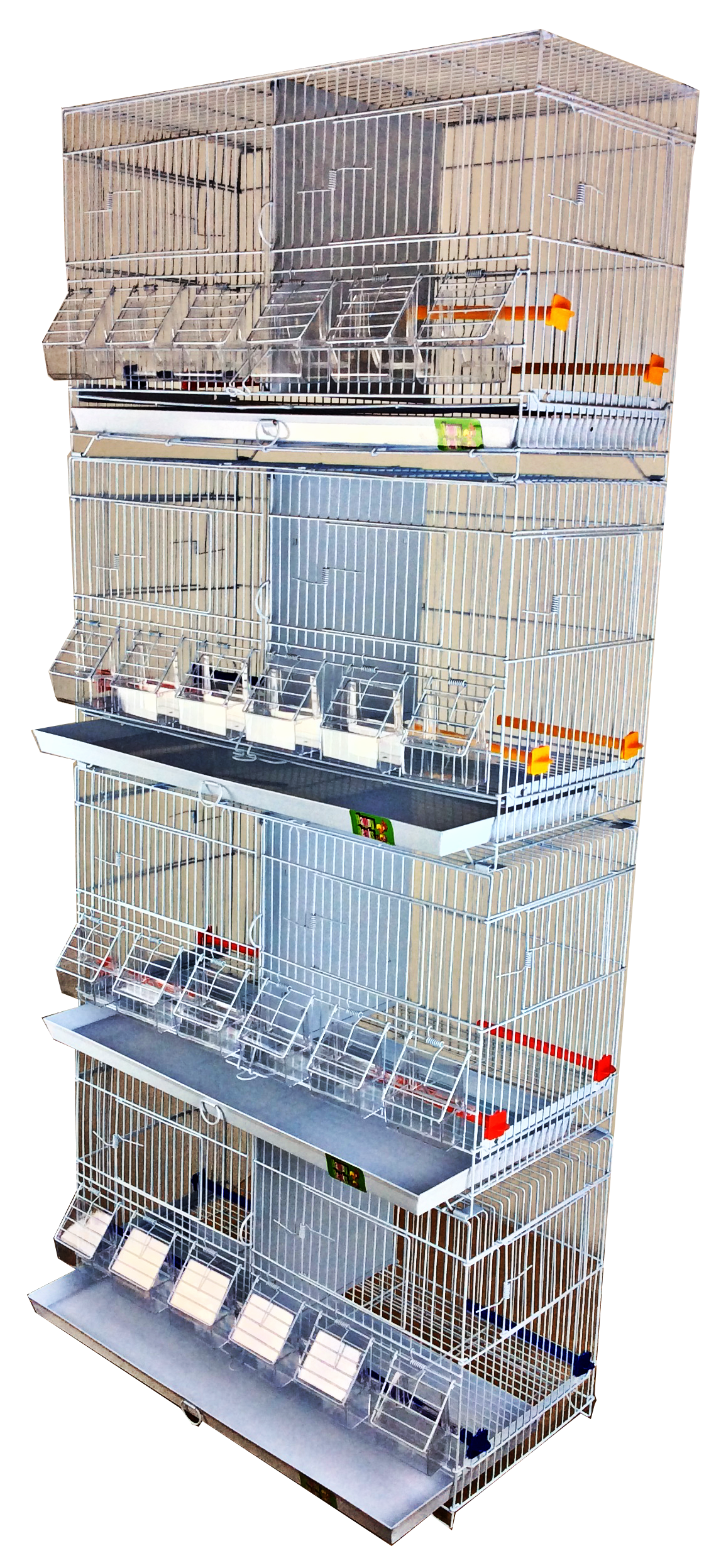 Stackable Breeder Bird Cage 24"x11"x14" (1 divider)