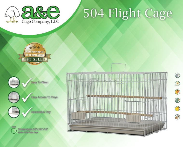 30"x18" Flight Cage in Color Retail Box (single pack)