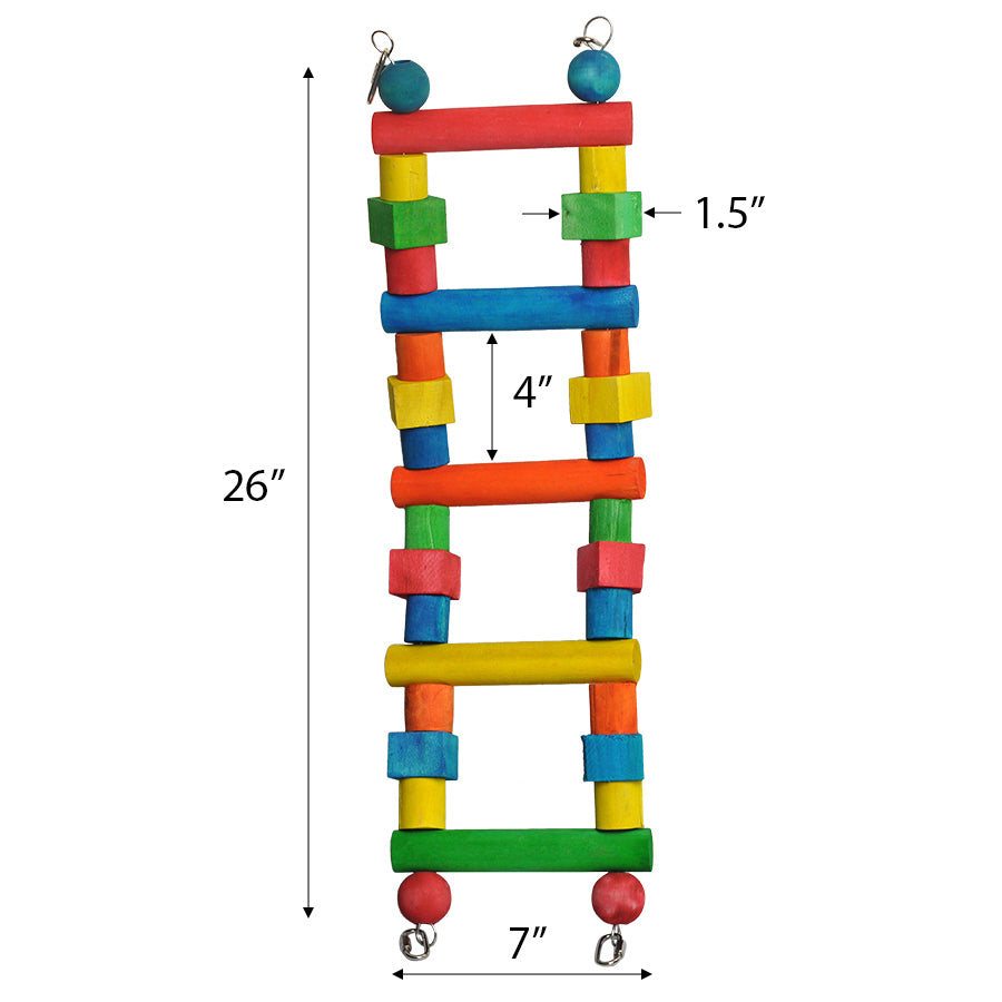 Wood Ladder Happy Beaks Bird Toy