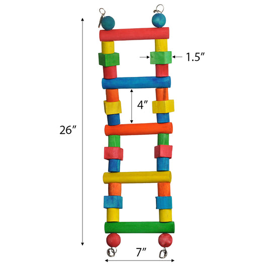 Wood Ladder Happy Beaks Bird Toy
